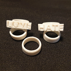 bague love et bague hate