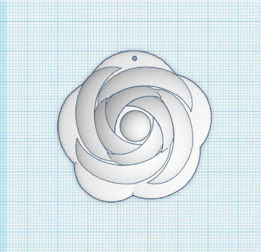 modélisation d'une rose